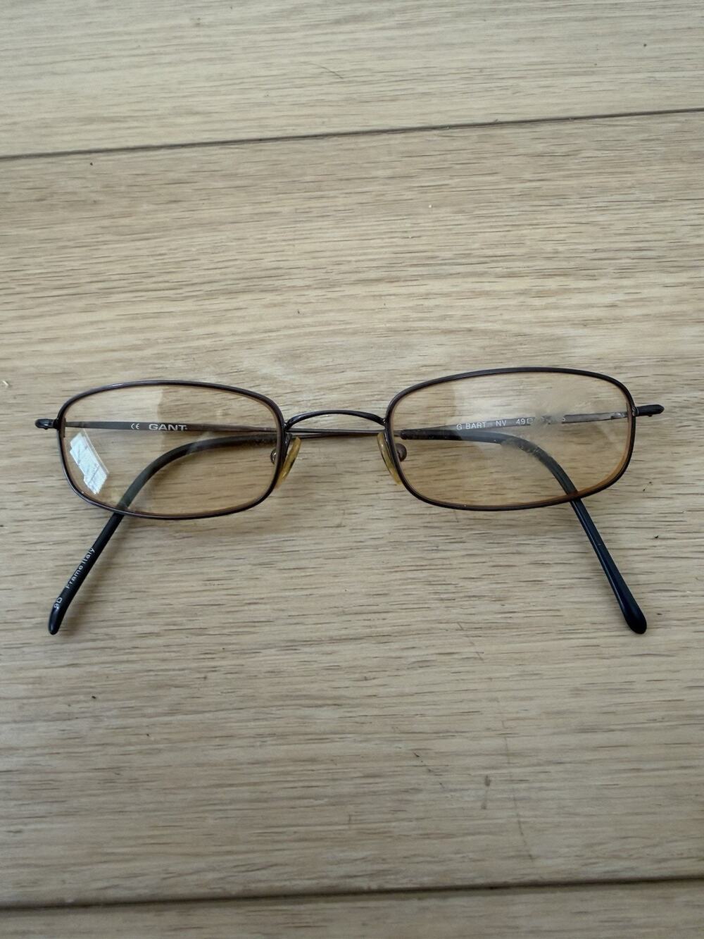 GANT Eyeglass Frames Rectangular Metal Full Rim g bart nv 49-20-145